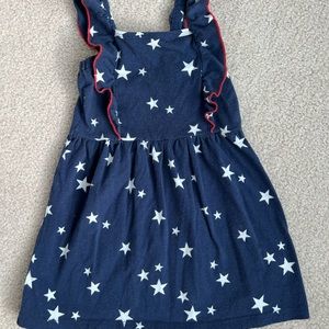 Carter’s girls navy dress with white stars. 4th of July dress